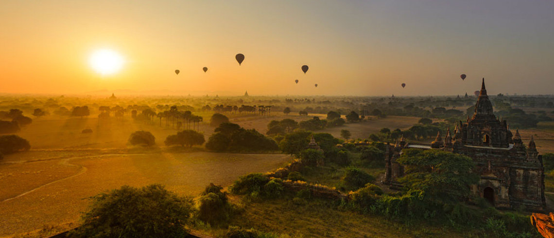 an epic hot air balloon journey around myanmar